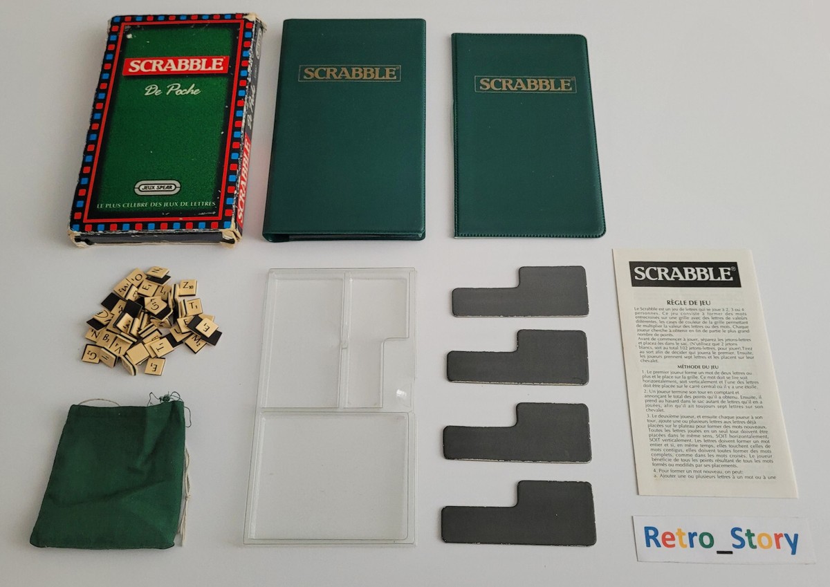 Jeu De Scrabble D'occasion - Complet Avec Livret De Règles - Marque Spear