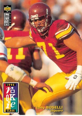 1995 UD Collector's Choice Tony Boselli RC #2 NM/MT USC TROJANS/HOF