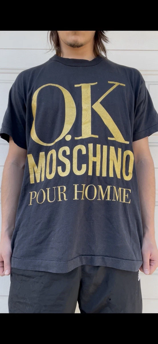 Moschino Black T-Shirts for Men for sale | eBay