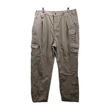 5.11 Tactical Original Cargo Pants Mens 38x32 Khaki Tan Cotton Canvas Work 74251