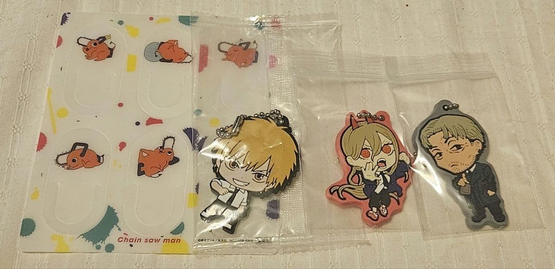 Chainsaw Man Keychain Set Nue Used Character Goods