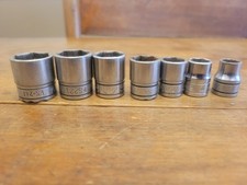 Snap On FS Series Drive 6 Point 7 Piece Shallow Socket Set