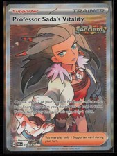 Professor Sada's Vitality 239/182 Holo PAR Paradox Rift Pokemon NM QTY