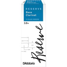 D'Addario Woodwinds Reserve Bass Clarinet Reeds 5-Pack 3.0 