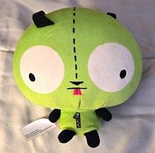 TeeTurtle Invader Zim GIR Green Alien Plush Stuffed Toy Small Retired