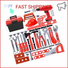 Kids Tool Set, 55 Pcs Kids Tool Set Pretend Play Toys with Box and Electronic To