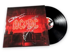 AC/DC Multi Autographed Record Album Cover Johnson Williams Young BAS AE48399