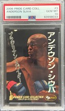 2006 Pride FC ANDERSON SILVA ROOKIE PSA 10 UFC 1ST CARD #3 TRUE RC🔥ULTRA RARE🔥