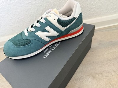 New Balance 574 Herren Sneaker EU 39 Low Top Schnürung atmungsaktiv Grün