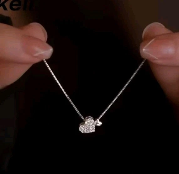 Collana Con Ciondolo A Cuore Argento 925 - Immagine 4 di 4