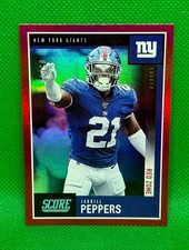 2020 Panini Score JABRILL PEPPERS Red Zone Parallel 3/20 Giants #182