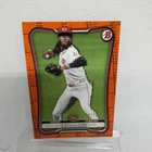 2026 Bowman Elly De La Cruz ORANGE PATTERN SCORECARD 1/25 - CASE HIT 1:965 PACKS