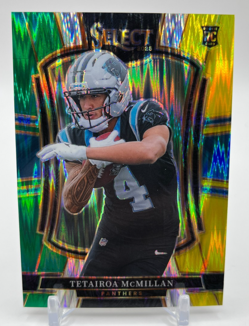 テコム select 2025 Panini Select Tetairoa Mcmillan Premier Level #144 Green