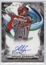 2023 Topps Inception Base Rookie and Emerging Stars /249 Nolan Gorman Auto q2w