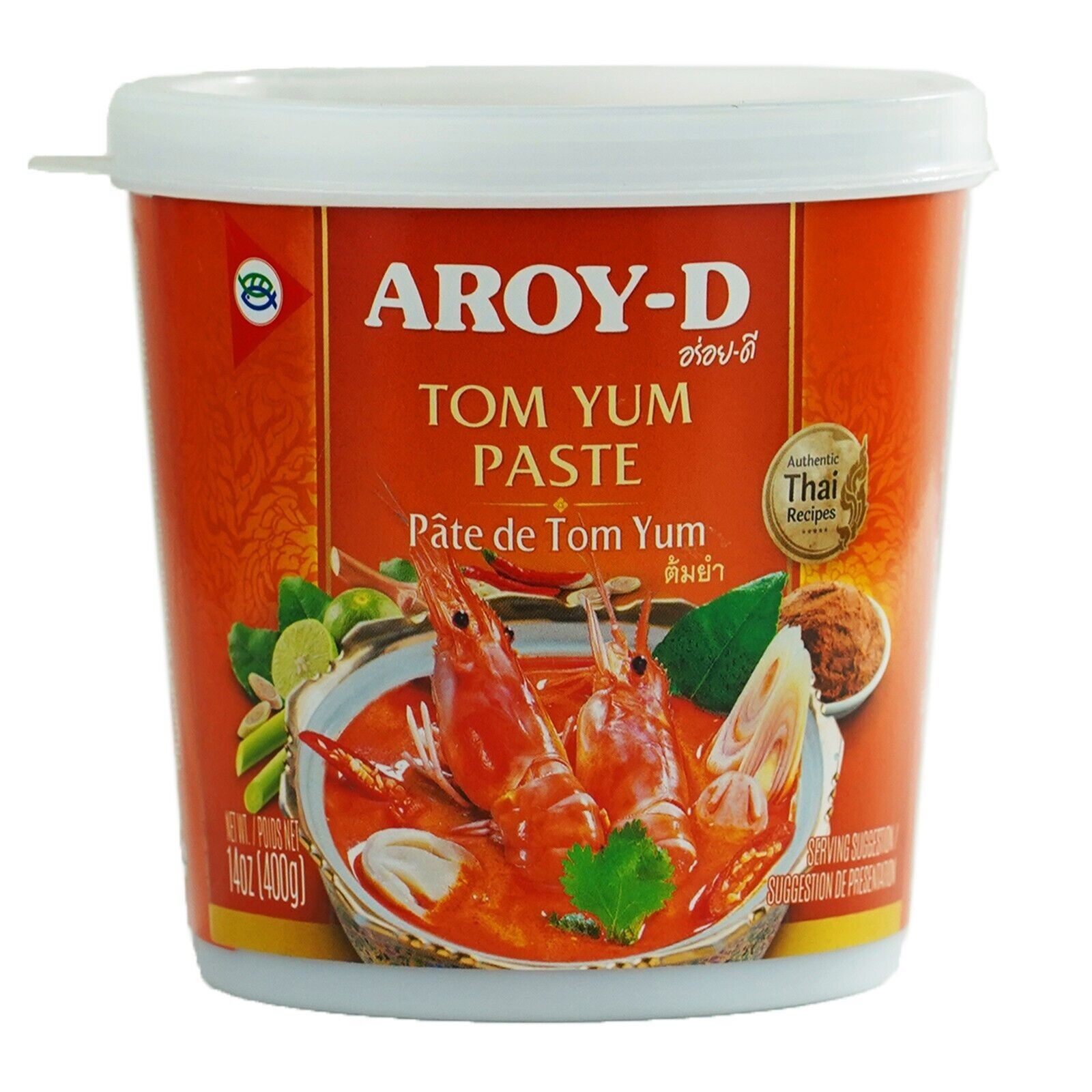 Aroy-D Currypaste Tom Yum, sehr scharf, authentisch thailändisch Kochen