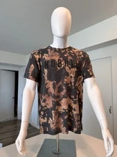 Nobull Mens Black Bleached T-shirt Size L
