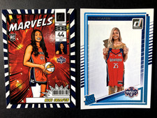 KIKI IRIAFEN 2025 Donruss WNBA #16 Net Marvels  & 2025 DONRUSS #94 (#4 PICK) NMT