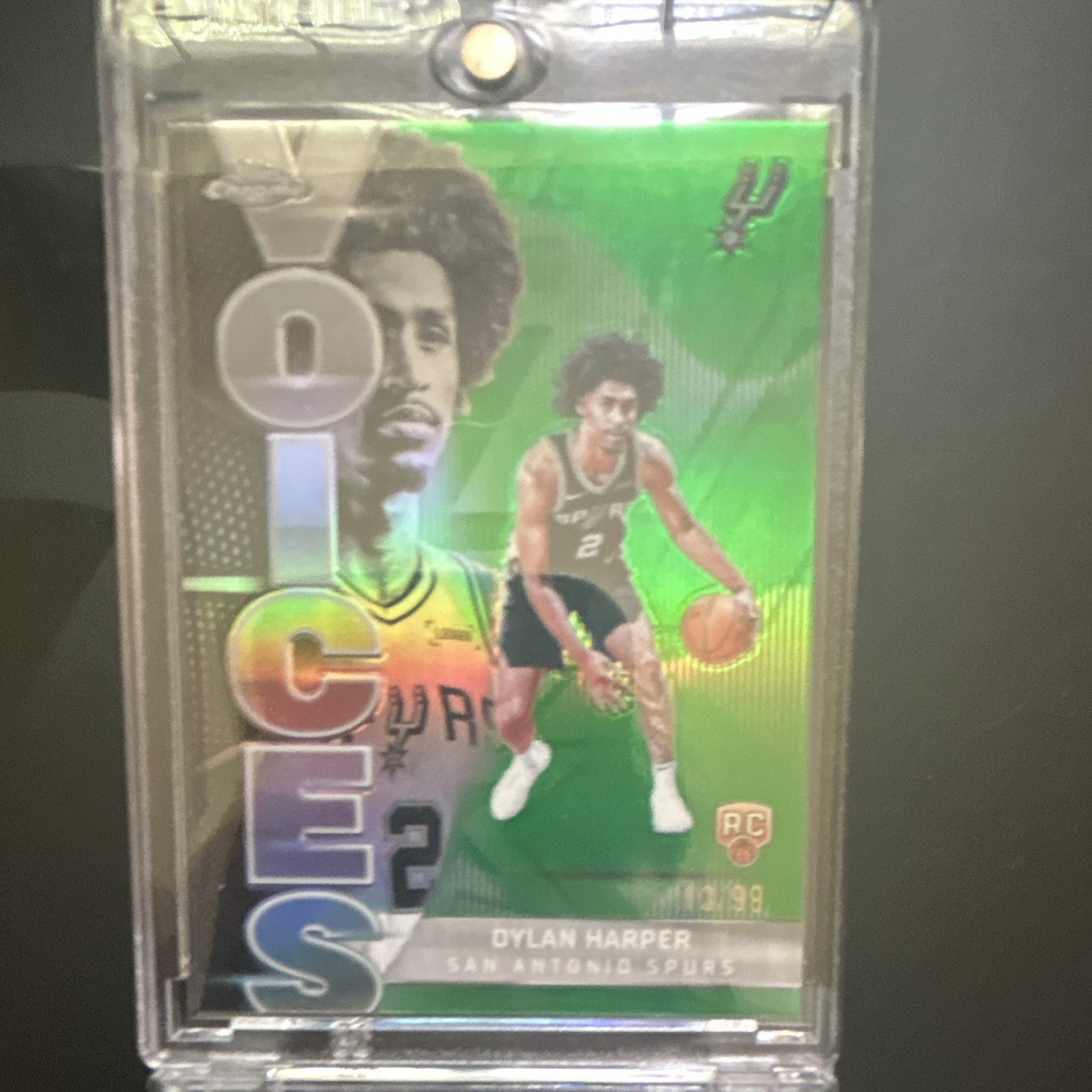 2025-26 Topps Chrome - Voices Dylan Harper #VS-7 Green Refractor /99 (RC)