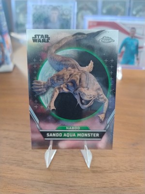 2024 Topps Star Wars Hyperspace Sando Aqua Monster Refractor Parallel SP (168)