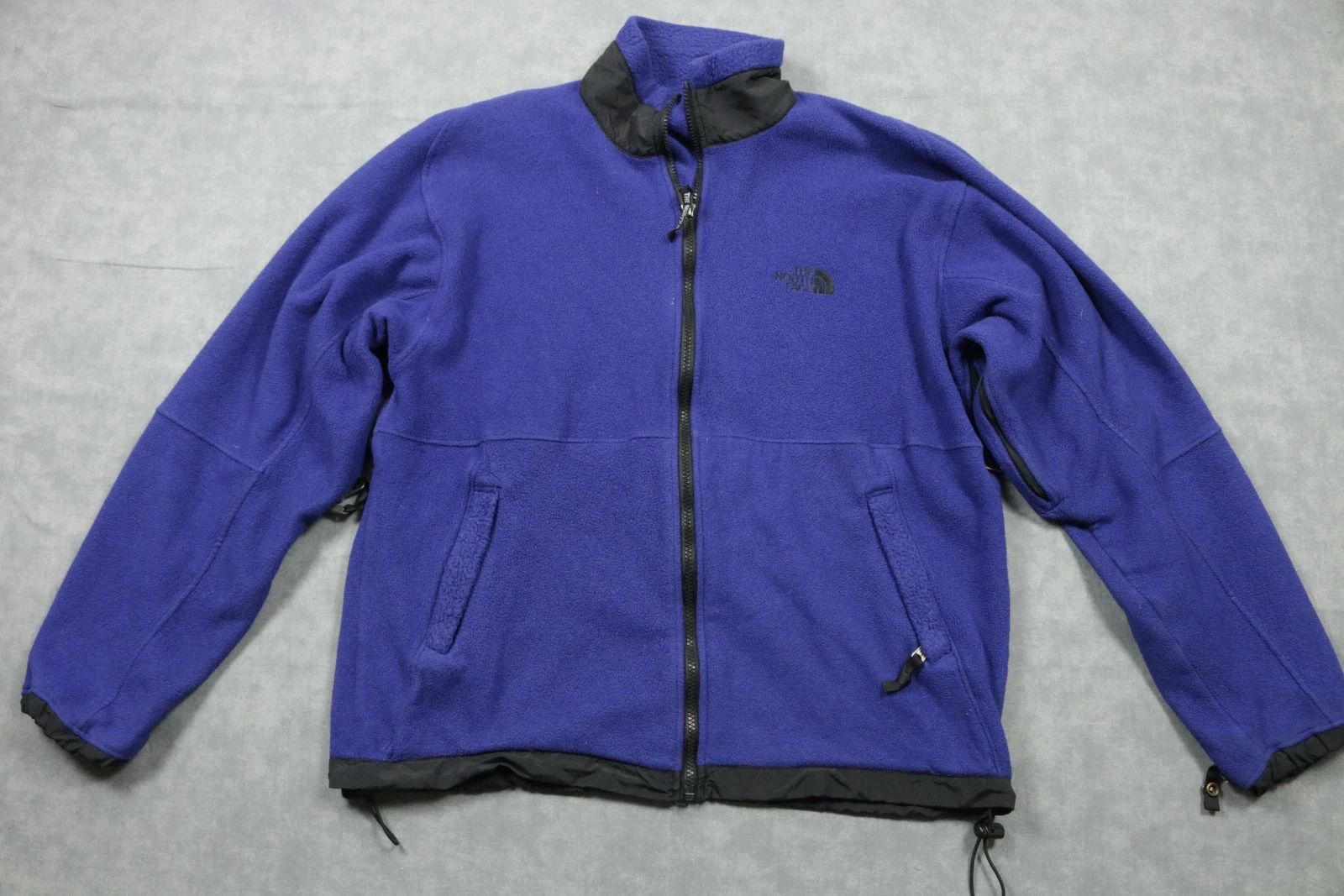 The North Face Fleece Jacket Mens Large Purple Full Zip Liner Hiking