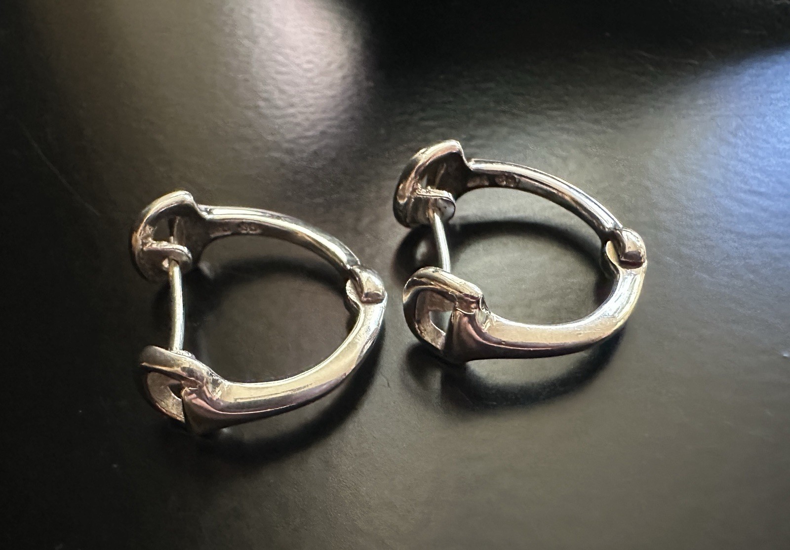 925 Sterling Egg Butt Snaffle Bit Hinged Hoop Hor… - image 3