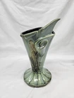 Vintage HULL Parchment And Pinecone Vase 10-1/2"