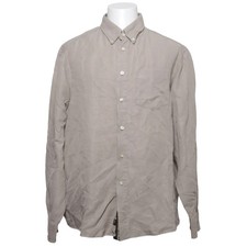 Luxury, Businesshemd, Größe: XXL, Beige, Leinen/Seide, Herren #3Tn