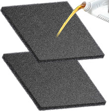 2 Pack Oil Change Kit, 19.7'' Oil Drain Pan Splash Pad Fits Most Drain Pans