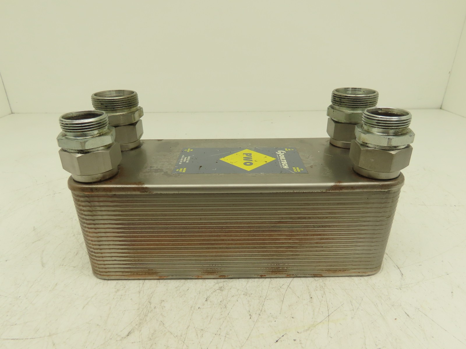 B10THX40/1P-SC-S Brazed Plate Heat Exchanger Oil & Water 31 Bar Max