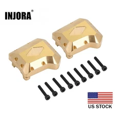 US,INJORA Brass Front Rear 1/10 RC Differential Axle Cover for Traxxas TRX4 8280