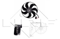 Links NRF 47204 LüFter, MotorküHlung FüR Audi,Seat,Skoda,Vw