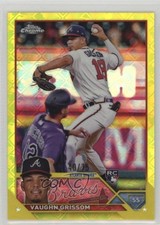 2023 Topps Chrome Logofractor Edition Yellow Refractor /75 Vaughn Grissom 0r4