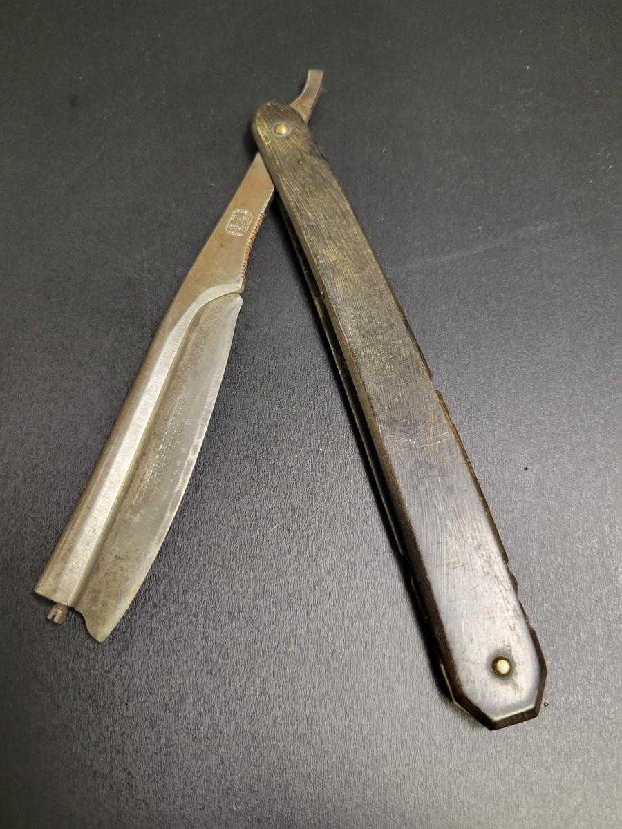 Antique Jaques LeCoultre Au Sentier Straight Razor Barber Shop | eBay