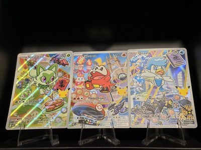 Pokémon First Partner Series 3 | Sprigatito 061 & Fuecoco 062 & Quaxly 063 | NM