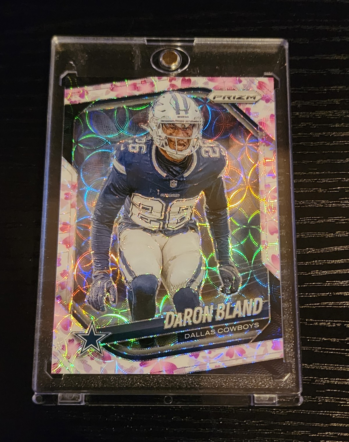 Daron Bland 2025 Prizm Pink Blossom Parallel /15 Dallas Cowboys 
