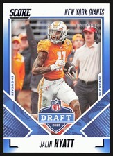 2023 Score #12 Jalin Hyatt NFL Draft Showcase #/100 SN