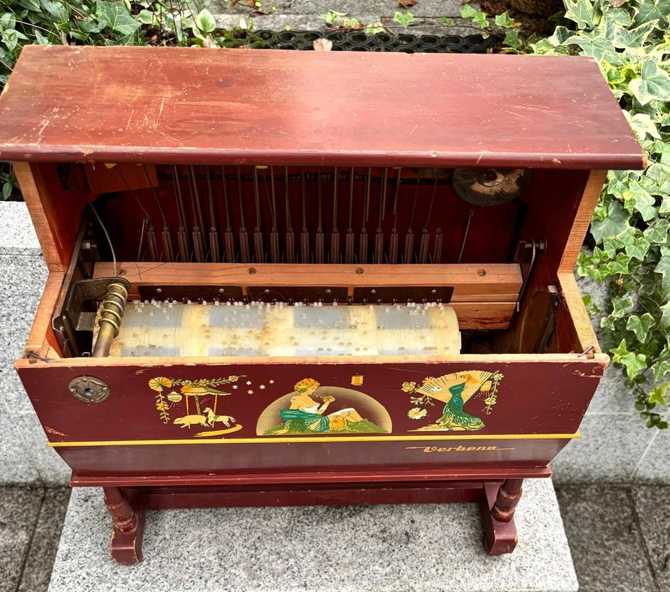 Alte Leierkasten  Drehorgel Verbena zum Überholen - Bild 4 von 4