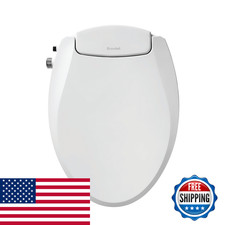 Brondell Bidet Toilet Seat Non-Electric Swash Ecoseat Fits Elongated Toilets