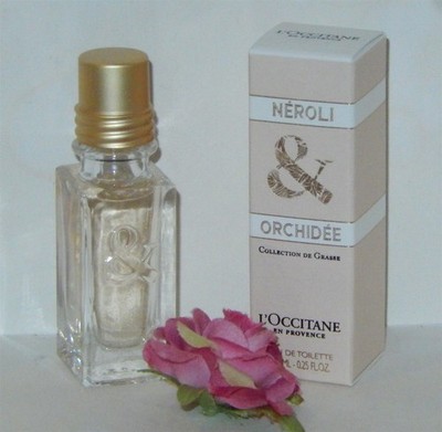 L'OCCITANE NEROLI & ORCHIDEE EDT MINI TRAVEL SIZE SPLASH 0.25 fl oz/7.5 ml NIB