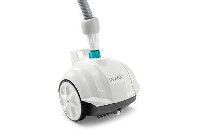Intex 28007EX Staubsaugerroboter, weiß-blau, mit automatischer Reinigung
