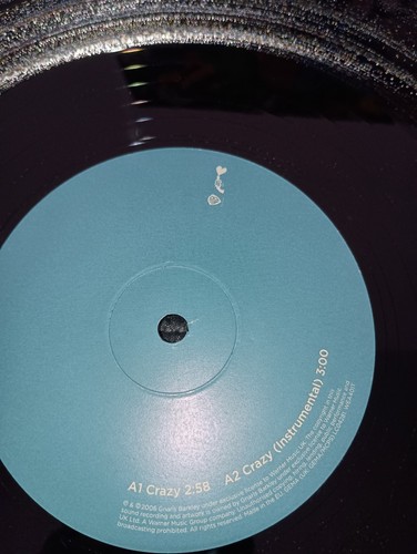 Gnarls Barkley Crazy Rare Etched  12" Mint Vinyl RARE - Picture 4 of 20