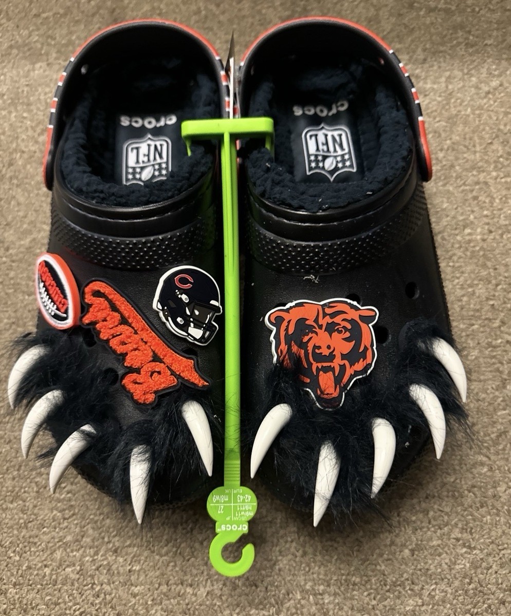 Crocs X Chicago Bears NFL Collab New With Tags Size M 9 W 11 | eBay