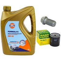 MotoröL Filter Set 5W-30 4 Liter + ÖLablassschraube FüR Toyota Camry 2.2 131 PS