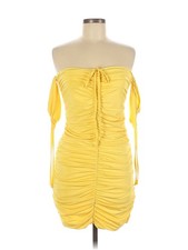 NWT Fashion Nova Women Yellow Cocktail Dress L
