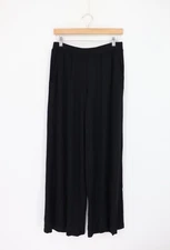 VELVET By Graham & Spencer Wide Leg Lounge Pants Black S $164 A2 179