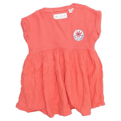 Zara, Kleid, Größe: 86, Rot, Baumwolle/Polyester, Mädchen #5VB