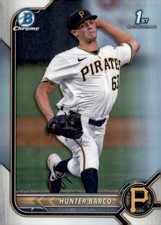 Hunter Barco 2022 Bowman Draft Chrome Refractor 1st Bowman