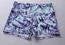 Sporti Women's Cheeky Boyshort Swim Bottom EH6 Moonlight Tie Dye Large NWT