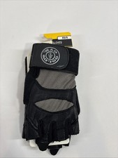NEW Gold  s Gym Tacky Fingerless Gloves Women XS/S Black/Gray Weightlifting