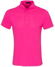 G/FORE Men's Essential Pique Polo Shirt Knockout Pink G4MS23K300